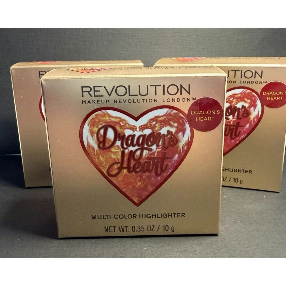 Revolution Dragon’s Heart Multi‑Color Highlighter – Rainbow Glow Illuminator